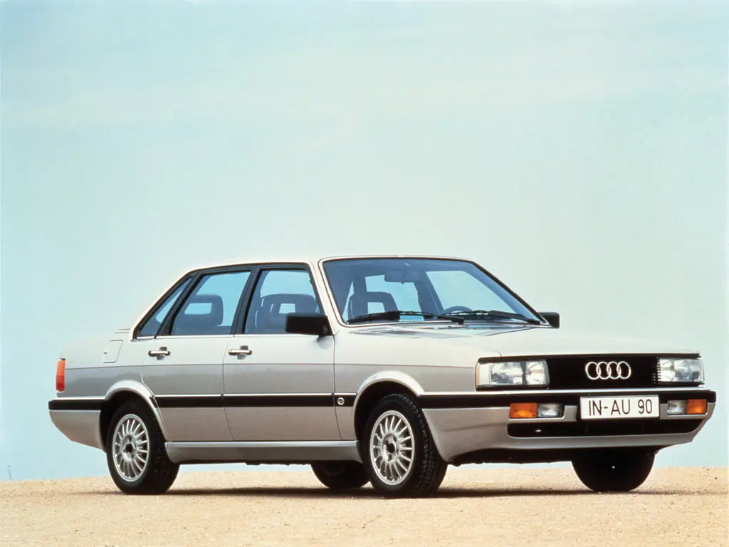 Audi 90 (81, 85) 2 поколение, рестайлинг, седан (08.1984 - 07.1988)